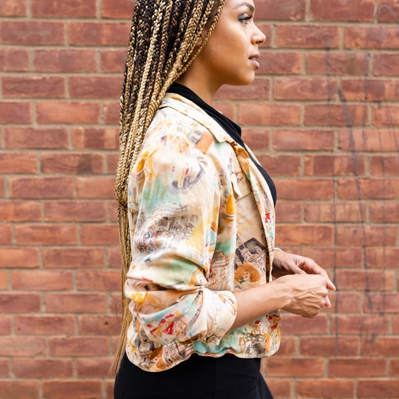 Maggy London Silk Jacket - Picture 2 of 5